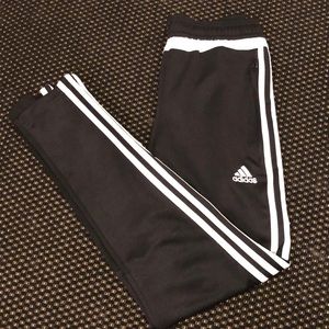 Adidas black and white pants